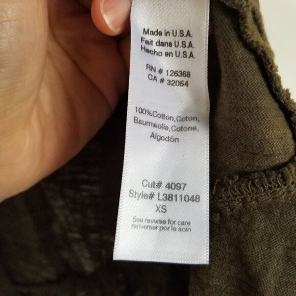 Anthropologie Left of Center Belmond Tie-Back Tee - Picture 10 of 12